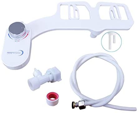 Ketamyy Bidet Mécanique pour Toilettes Assis, Butt Cleaner Jet d’eau Froide Double Buse…