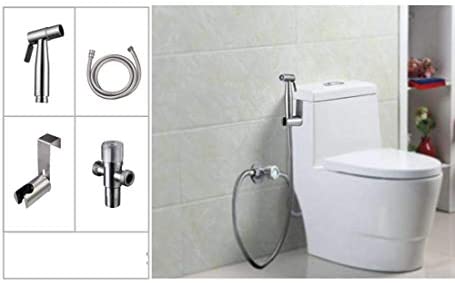 CESULIS Bidet portatif compatible avec pulvérisateur de toilettes musulmane, douchette…