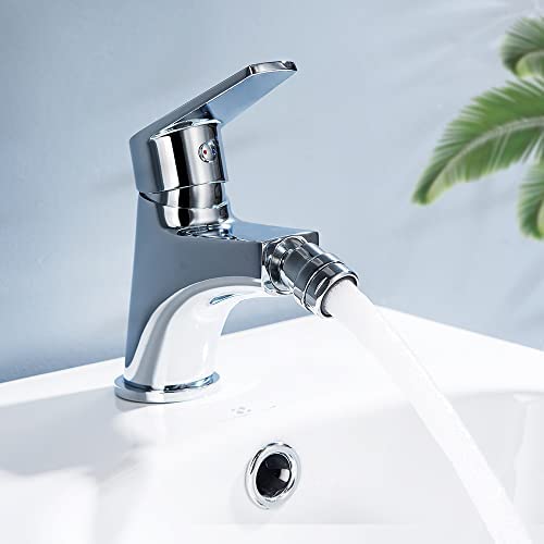 Homelody Robinet Bidet en Cuivre Durable Mitigeur Bidet en Laiton Massif Bec à Rotule…