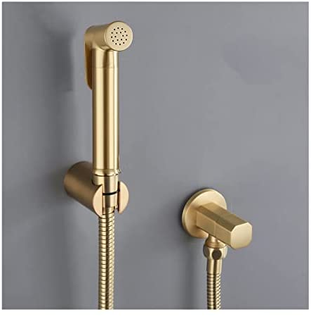 Ksunun Kit Bidet WC en Laiton – Pulvérisateur de Bidet à Main – Pomme de Douche Toilette…