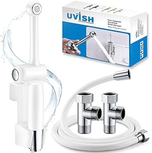 Pulvérisateur de bidet pour toilettes UVISH – Douche musulmane avec tuyau pour salle de…