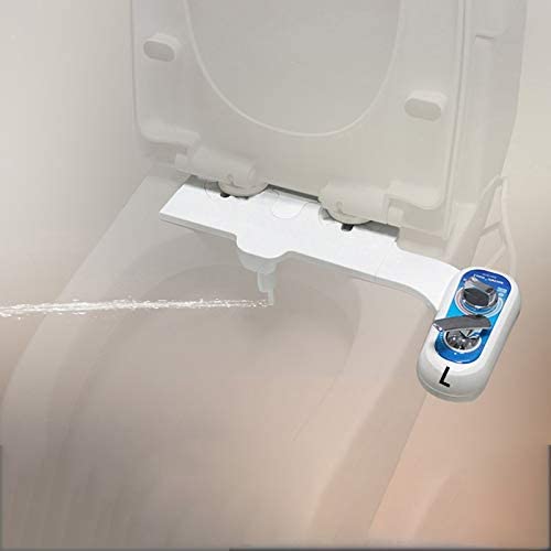 roroz Kit Douchette Bidet pour WC Conception Main Gauche, avec Buse Simple Pression d’eau…