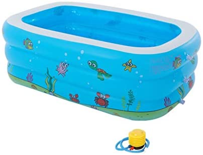 Portable Bain Chaud Gonflable Baignoire Pliant Autoportant Baignoire For Adultes, Bleu…