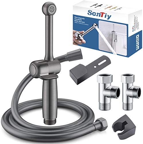 SonTiy Kit de pulvérisateur de bidet pour douche musulmane pour WC Douche de salle de bain…