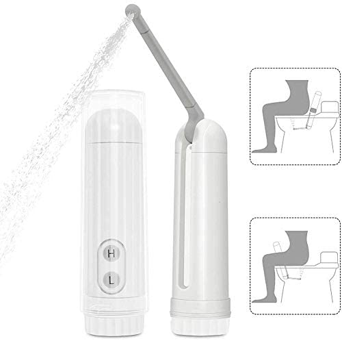 WLKQ 140ml Bidet Portable, Bidet pulvérisateur, Bidet Voyage à Ajustement Électrique…